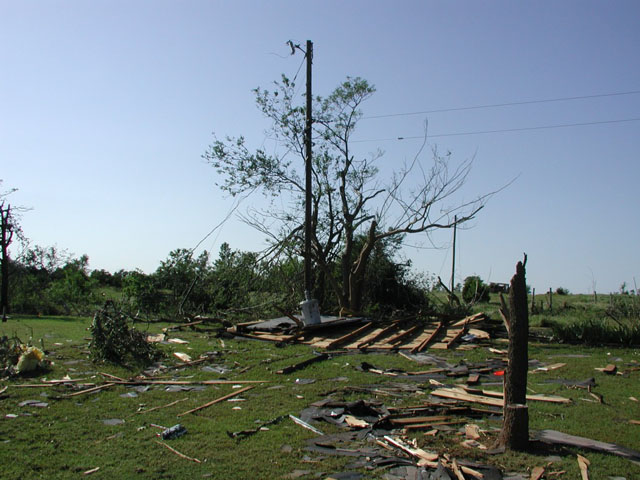 May 9, 2003 tornado damage photo