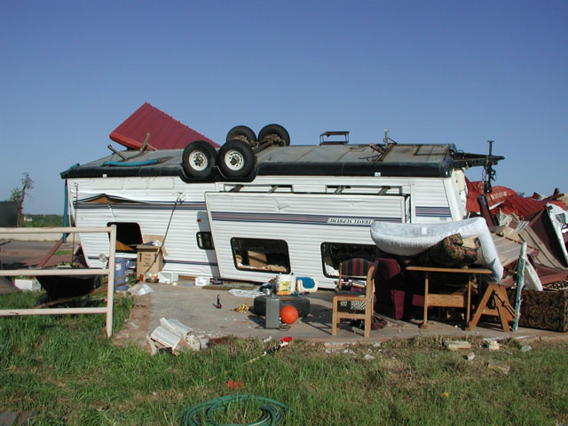 May 9, 2003 tornado damage photo