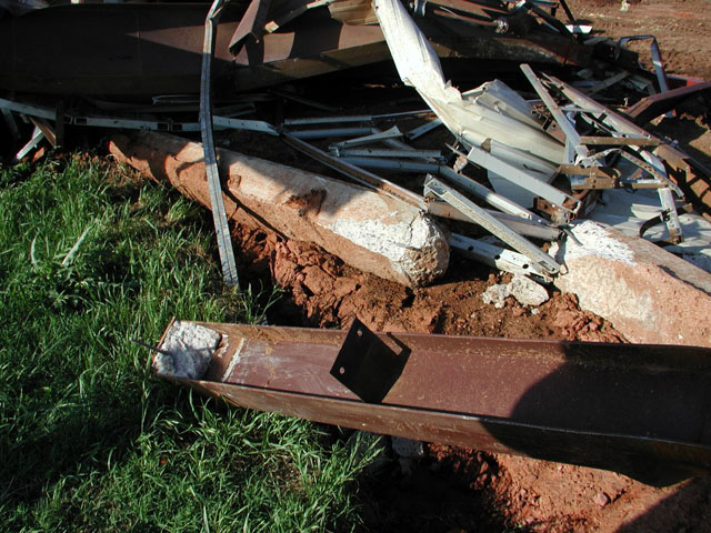 May 9, 2003 tornado damage photo