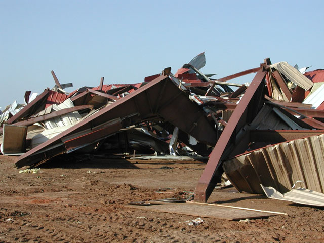 May 9, 2003 tornado damage photo