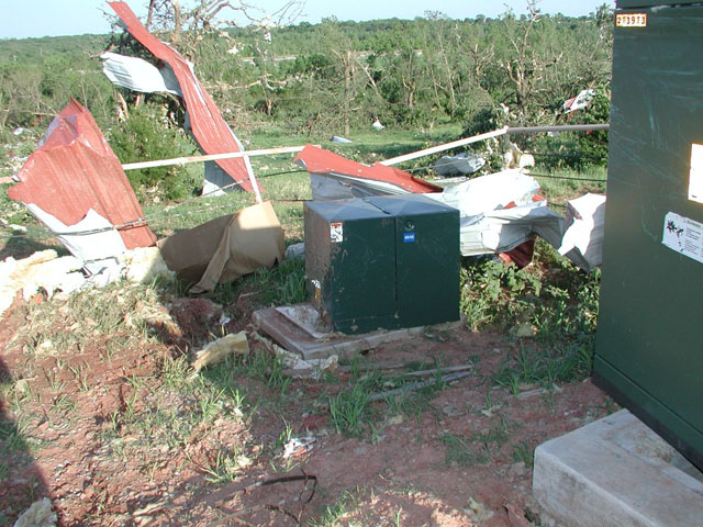 May 9, 2003 tornado damage photo