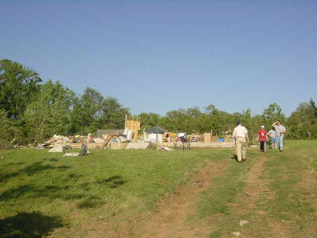 May 9, 2003 tornado damage photo