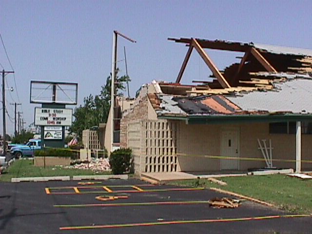 May 9, 2003 tornado damage photo