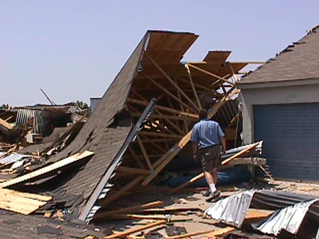 May 9, 2003 tornado damage photo