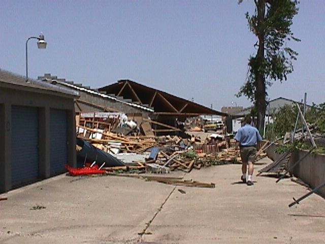 May 9, 2003 tornado damage photo