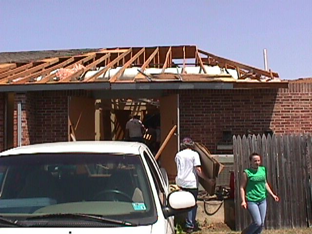 May 9, 2003 tornado damage photo