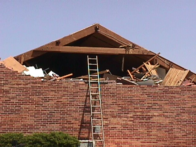 May 9, 2003 tornado damage photo