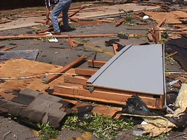 May 9, 2003 tornado damage photo