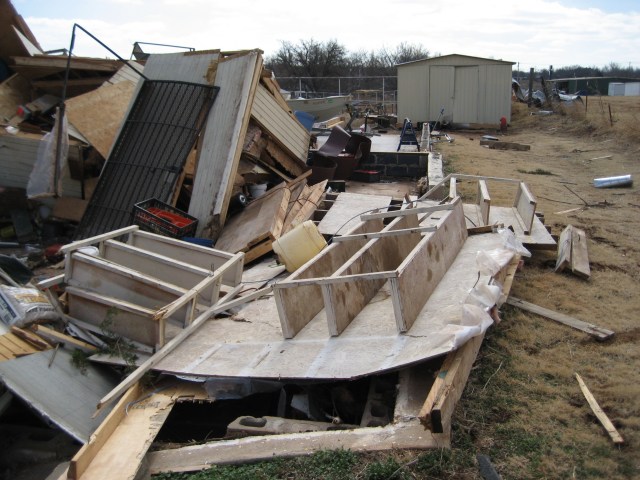 Central Oklahoma Tornado Damage Photo