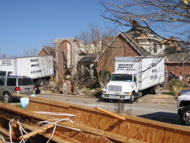 Central Oklahoma Tornado Damage Photo