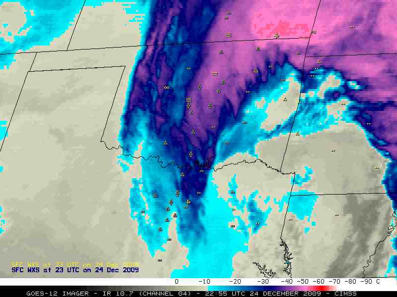 GOES Infrared Satellite Image