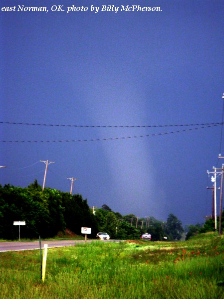 Tornado in east Norman, OK along Alameda Street on May 10, 2010