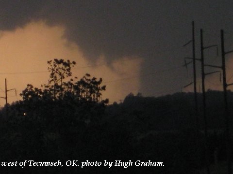 Tornado west of Tecumseh on May 10, 2010