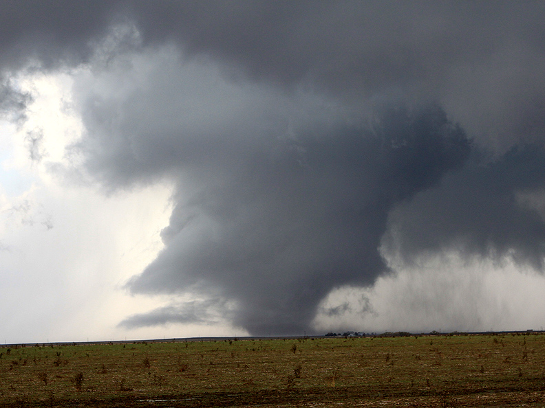 Tornado near Tipton, OK on November 7, 2011