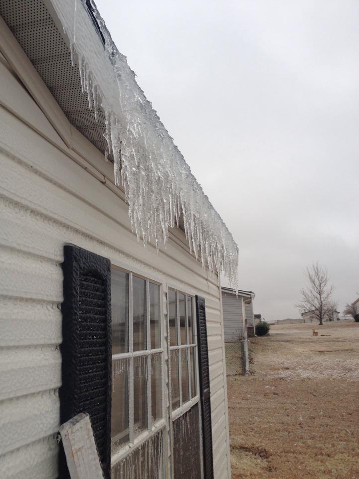 Ice Accumulation Photo for the December 20-22, 2013 Winter Storm