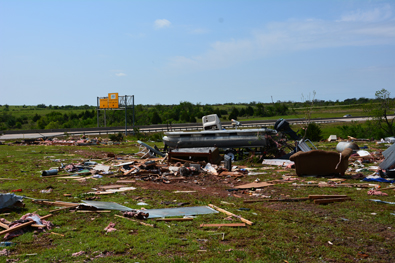 5/06/2015 Amber-Bridge Creek Tornado Damage Photo