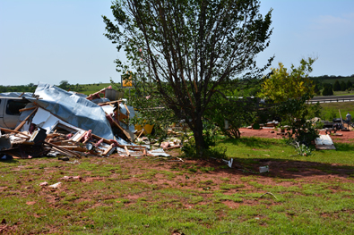 5/06/2015 Amber-Bridge Creek Tornado Damage Photo