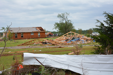 5/06/2015 Amber-Bridge Creek Tornado Damage Photo