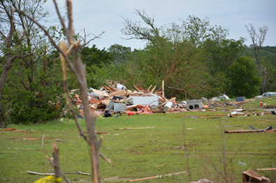 5/06/2015 Amber-Bridge Creek Tornado Damage Photo