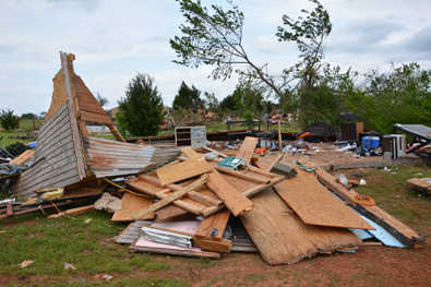 5/06/2015 Amber-Bridge Creek Tornado Damage Photo