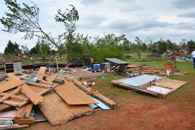 5/06/2015 Amber-Bridge Creek Tornado Damage Photo