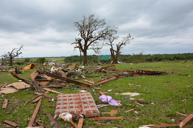 5/06/2015 Amber-Bridge Creek Tornado Damage Photo