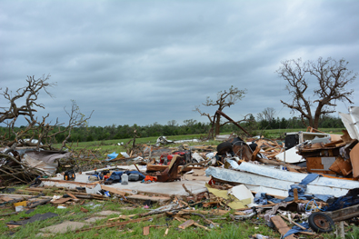 5/06/2015 Amber-Bridge Creek Tornado Damage Photo