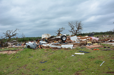 5/06/2015 Amber-Bridge Creek Tornado Damage Photo