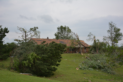 5/06/2015 Amber-Bridge Creek Tornado Damage Photo