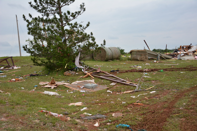 5/06/2015 Amber-Bridge Creek Tornado Damage Photo