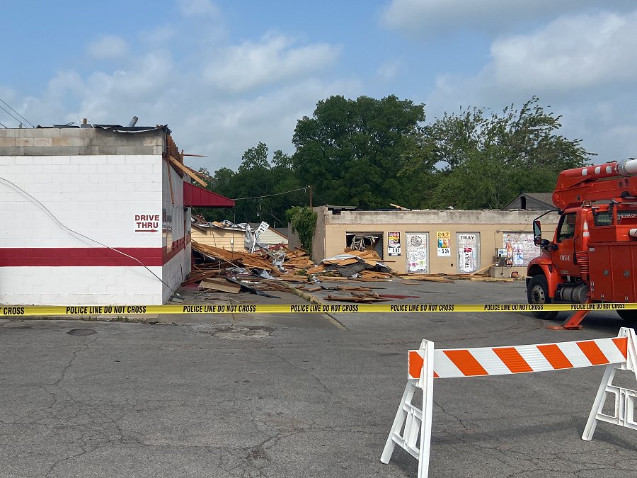 EF-1 Tornado Damage in Noble, OK