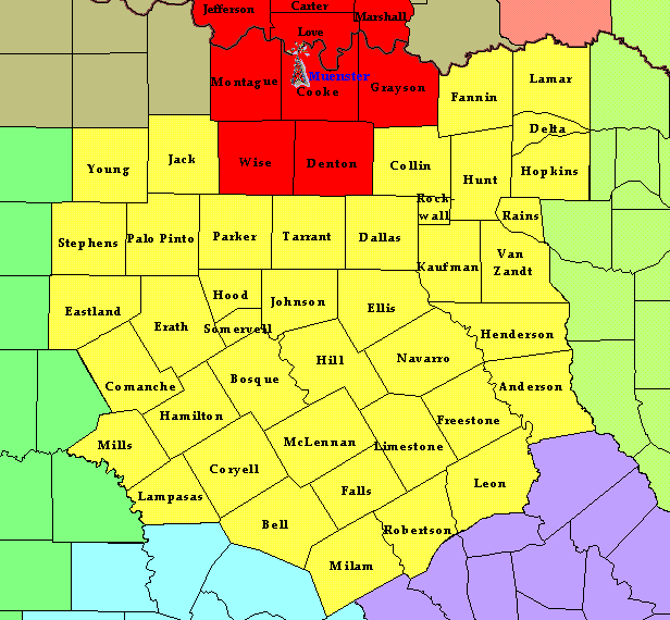 Texas Zip Codes Dallas