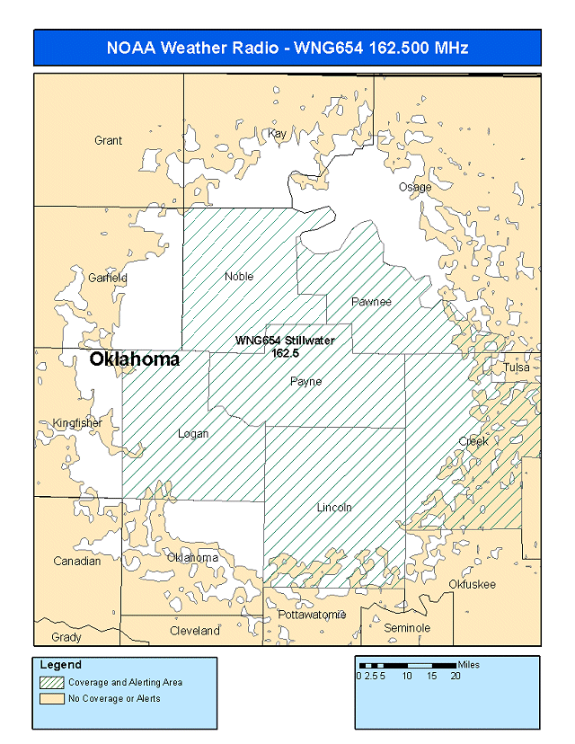 Information For The Stillwater Ok Weather Radio Transmitter