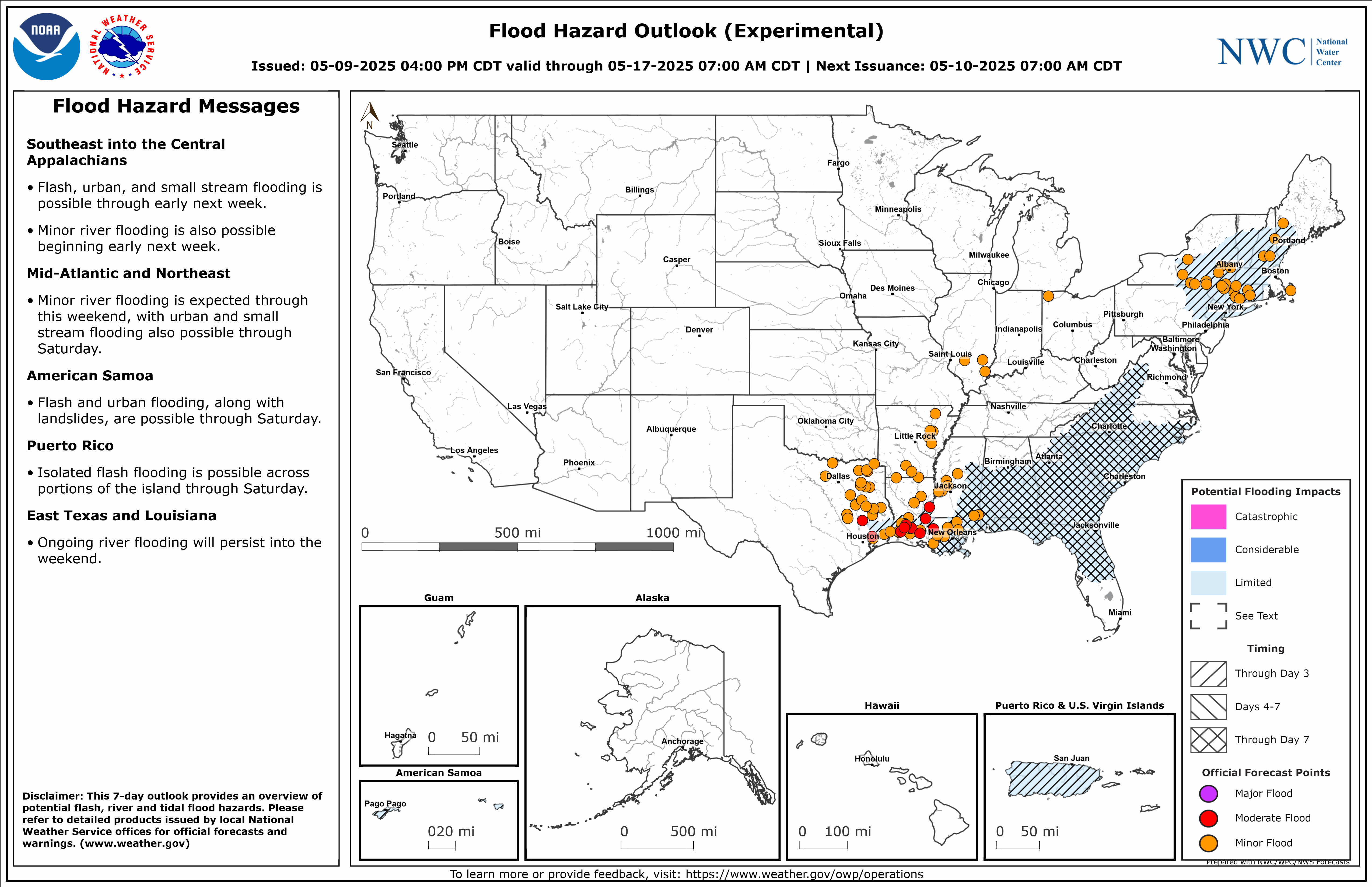 Experimental 7 Day Flood Outlook