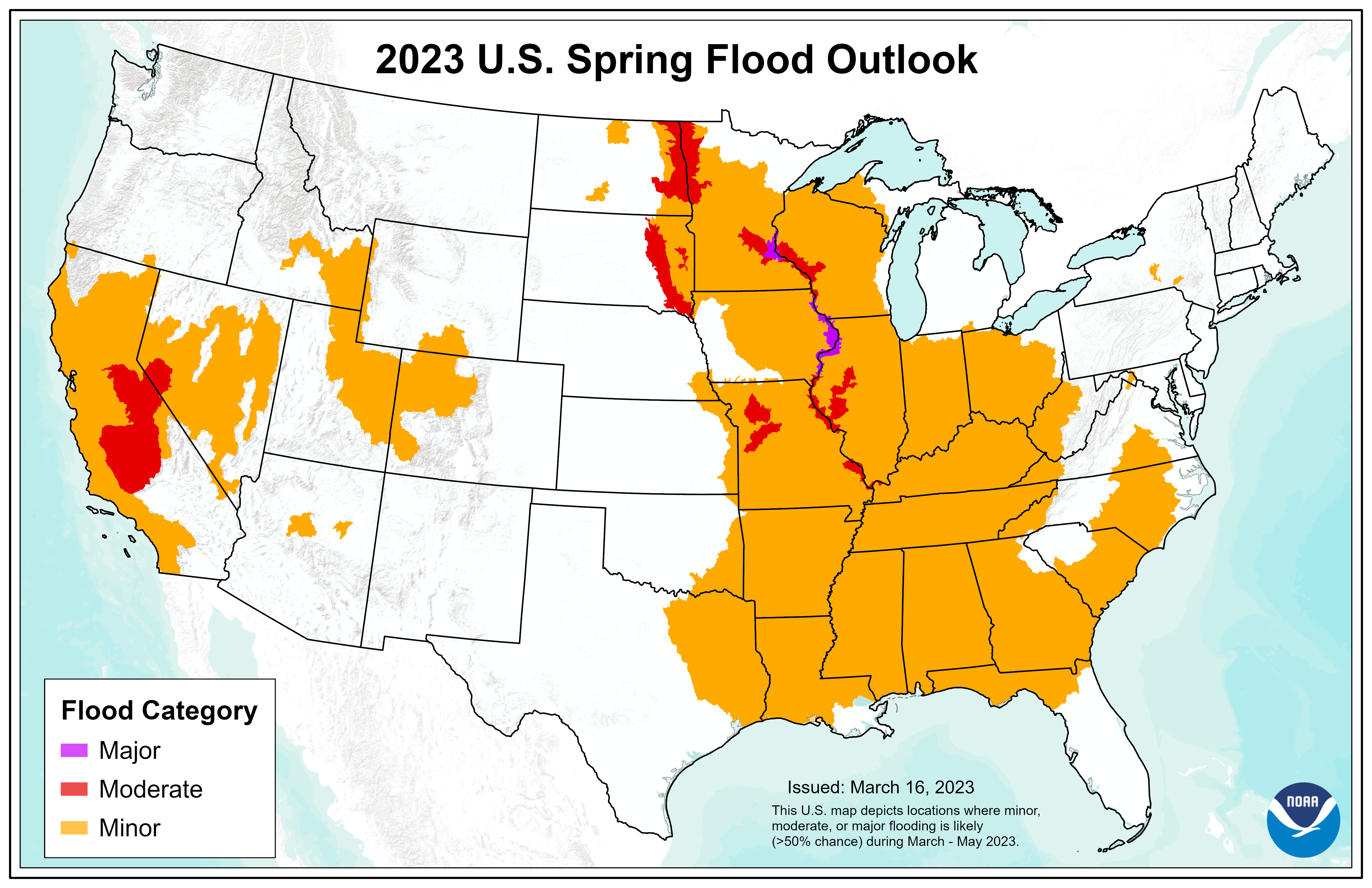 2023 National Spring Flood Risk