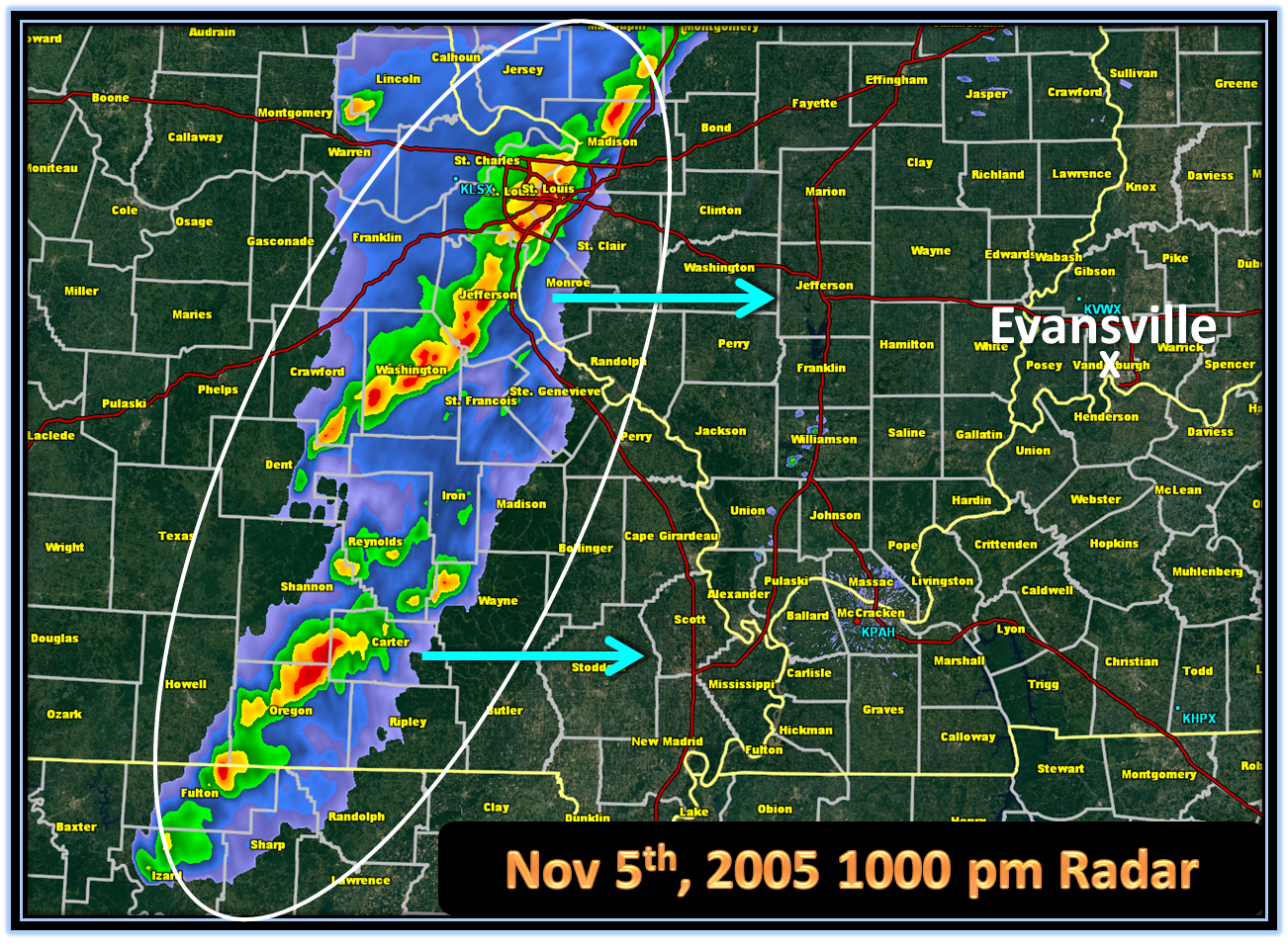 Nov 6th 2005 Evansville Area Tornado1302 x 961