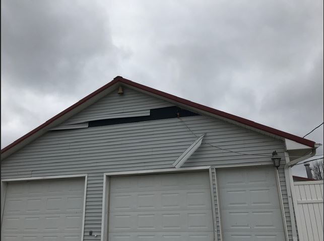 Photo of damage in Symsonia area