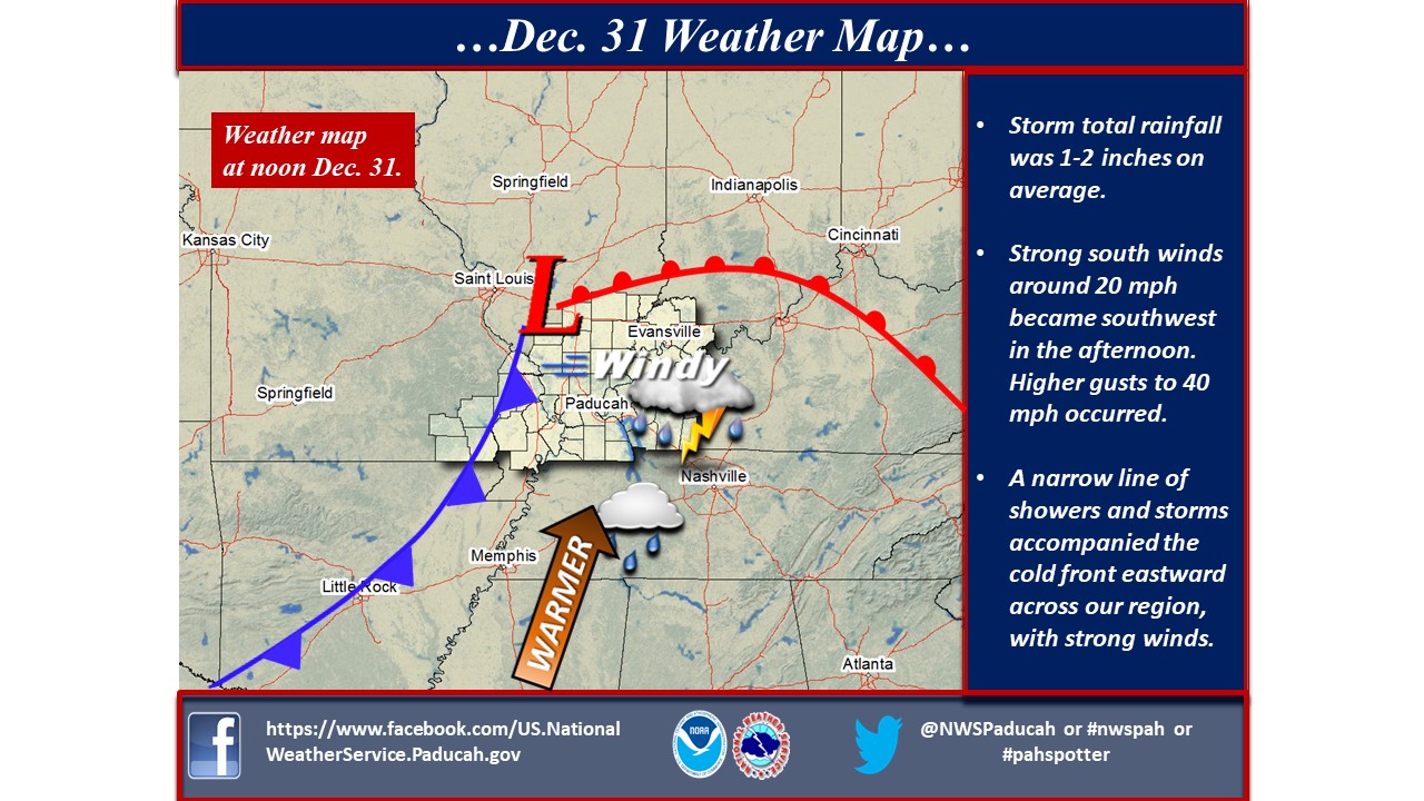 Dec .31 weather map