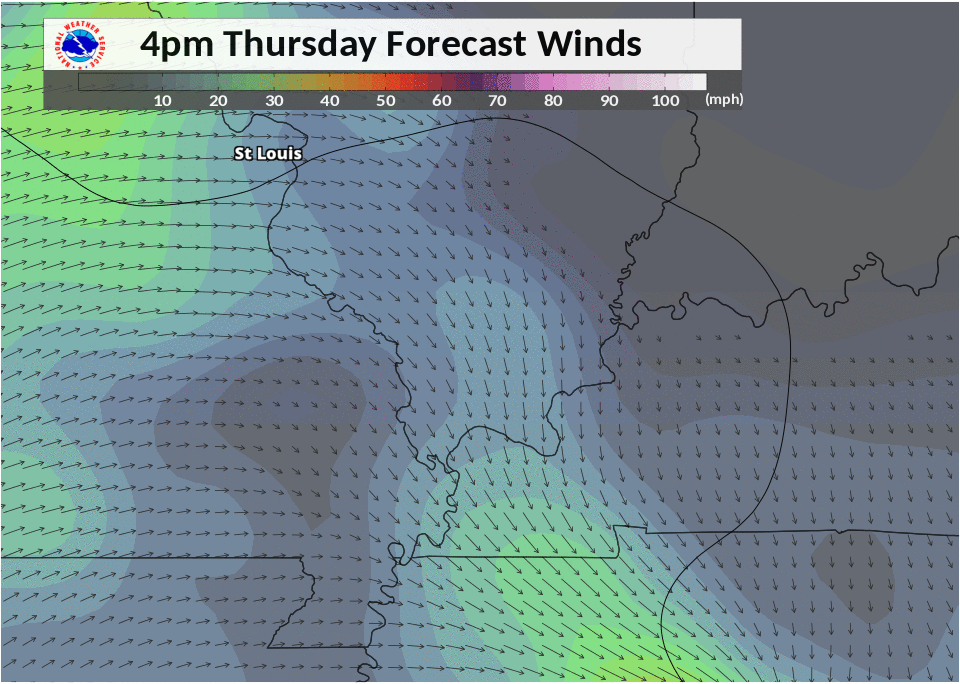 850 mb winds