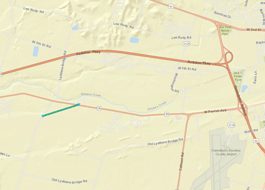 Stanley tornado track map