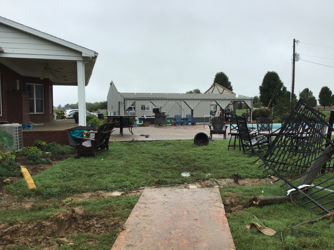 Photo of flooded neighborhood