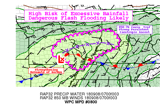 Heavy precip discussion graphic