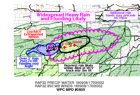 WPC heavy precip discussion