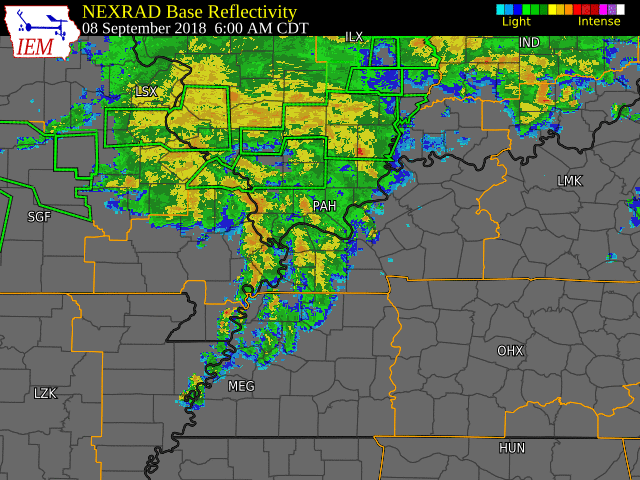 Radar loop of the Sept. 18 storms