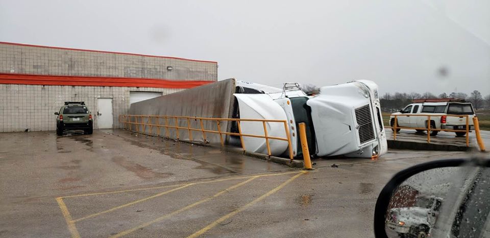 Photo of Dexter area damage
