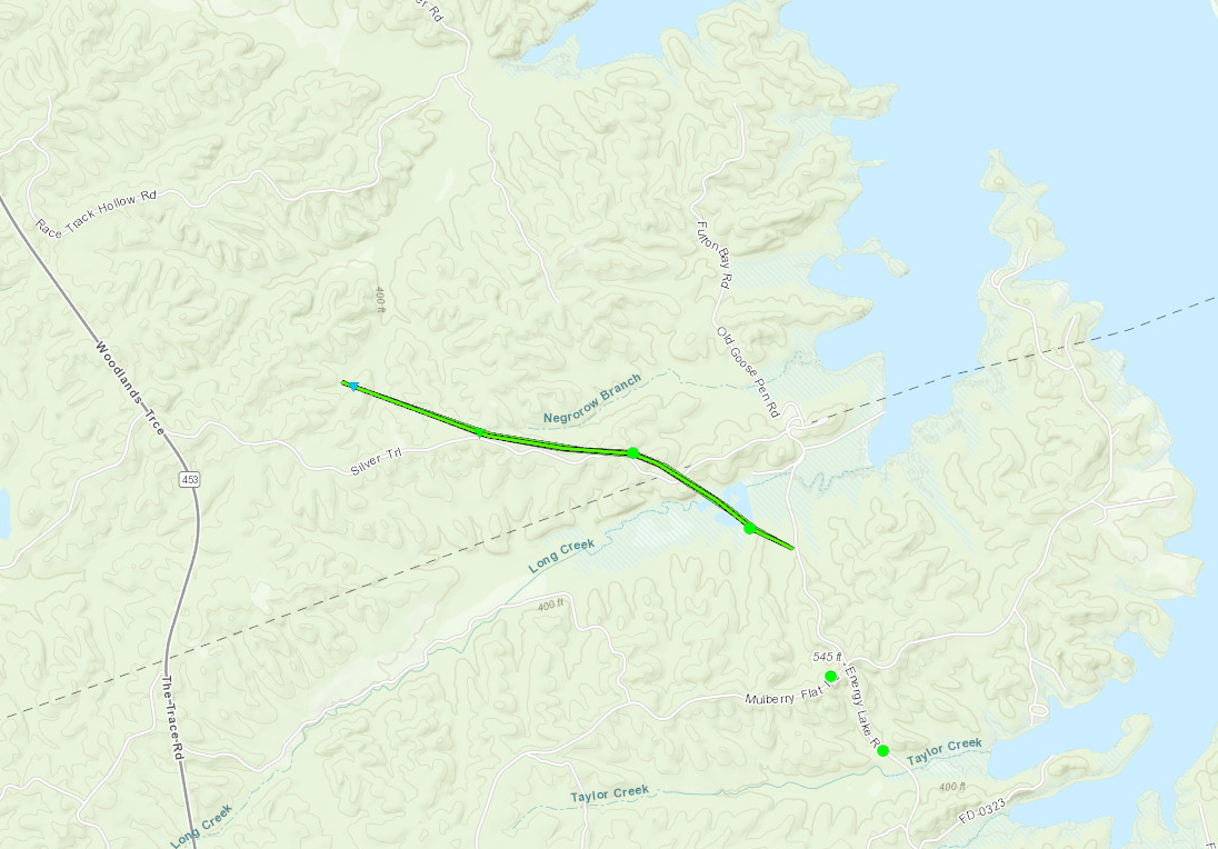 Track Map of LBL Tornado