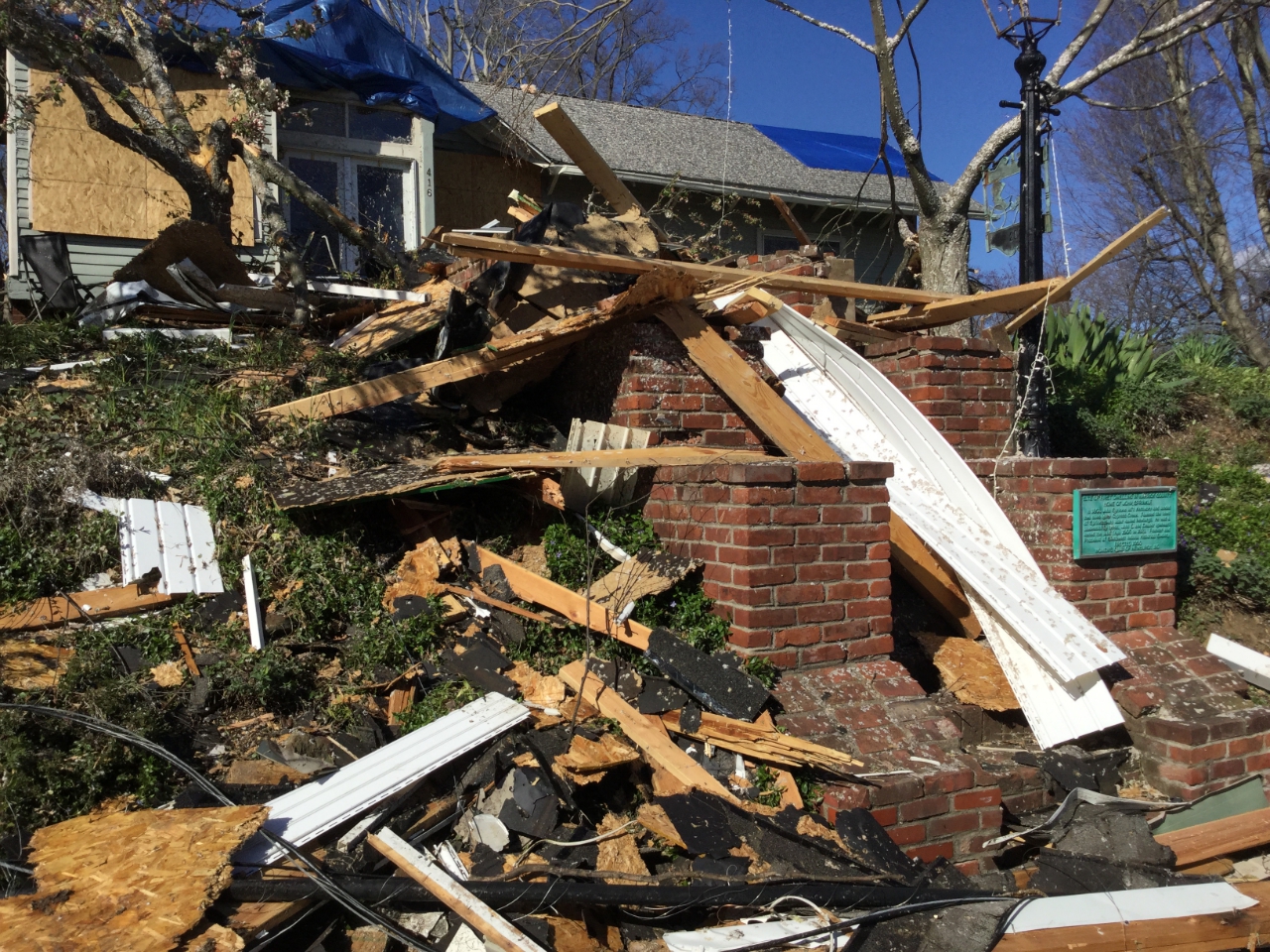 Photo of damage in Newburgh, IN