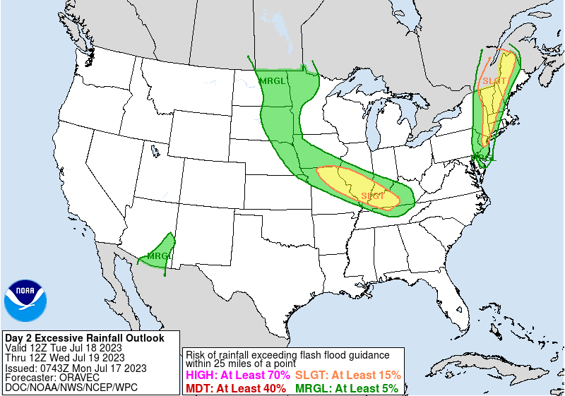 WPC Tue-Wed Day 2 Excessive Rainfall Outlook