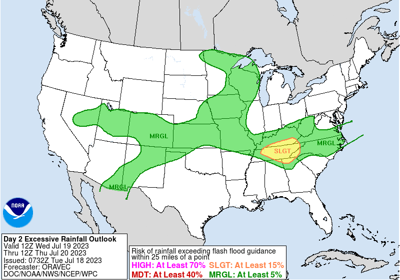 WPC Wed-Thu Day 2 Excessive Rainfall Outlook	