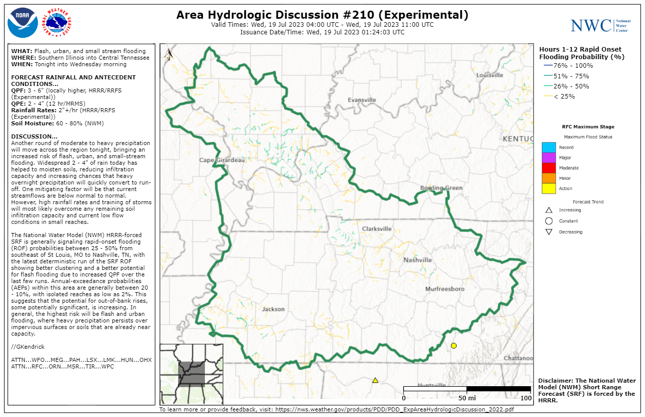 NWC Area Hydrologic Discussion #210 8:24pm CDT July 18